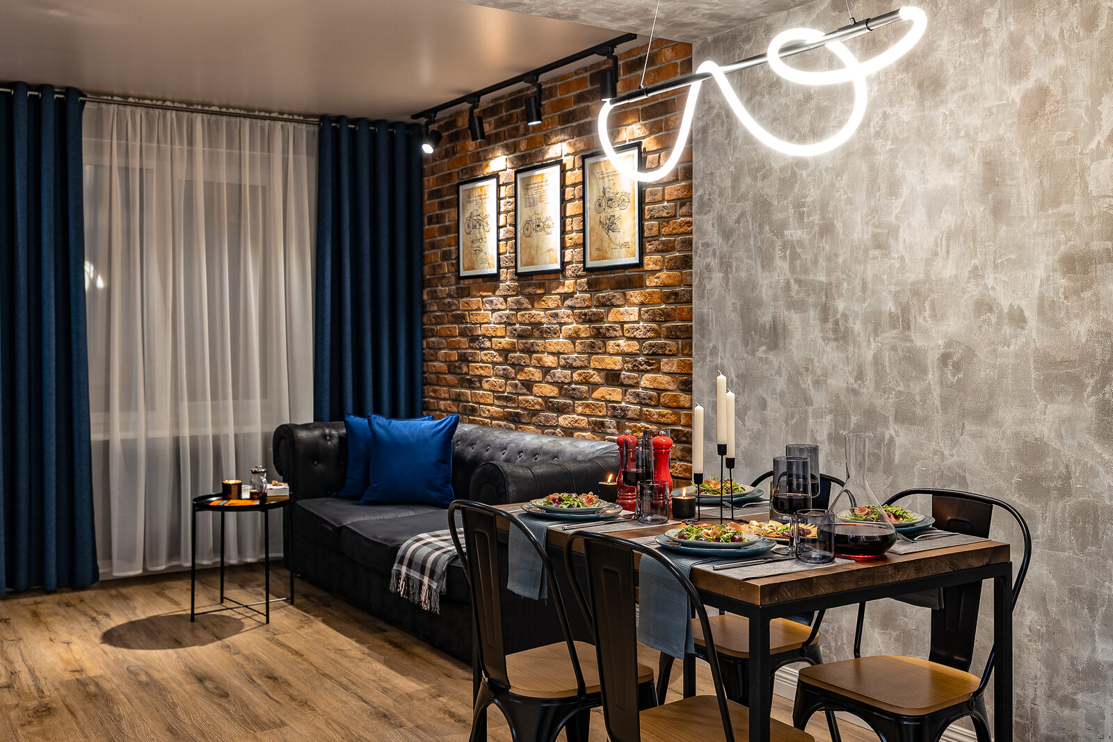Nota Unica Loft Britannica — гостиная