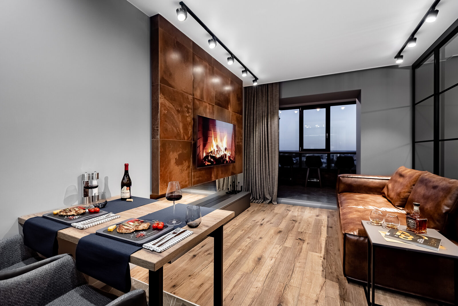 Nota Unica Penthouse — гостиная