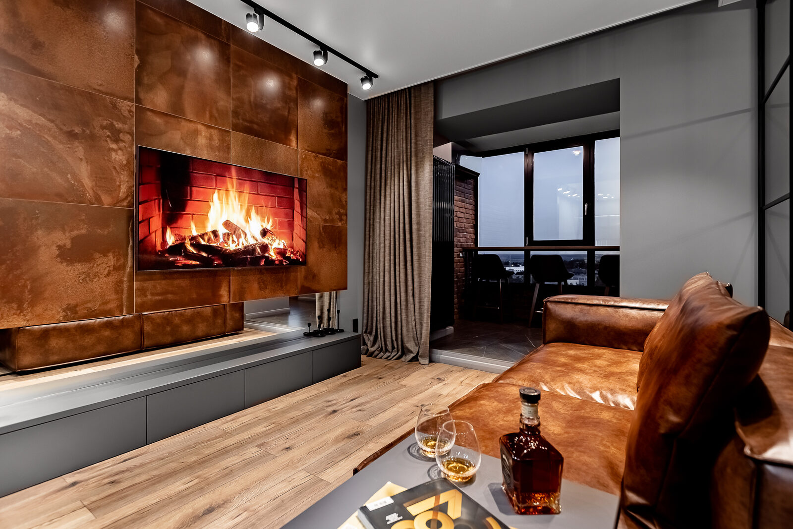 Nota Unica Penthouse — гостиная